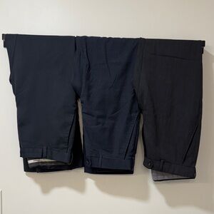 Haggar Men's Dress Pants - navy and dark grey